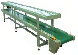 Băng tải con lăn và PVC